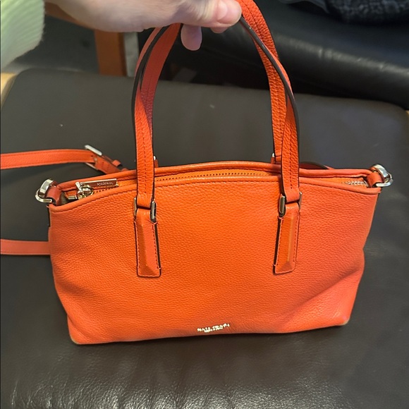 Kate Spade Abbott Satchel Bag Coral Crossbody Tote GUC - Picture 5 of 8